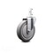 Service Caster 5 Inch Thermoplastic Rubber Wheel Swivel 3/4 Inch Square Stem Caster SCC SCC-SQ20S514-TPRB-34 - alternate 1